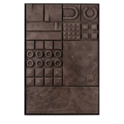 Pannello decorativo in pietra Pece Tracce