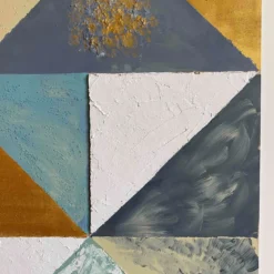 Pannello decorativo Triangolazioni Due di Mascia Meccani