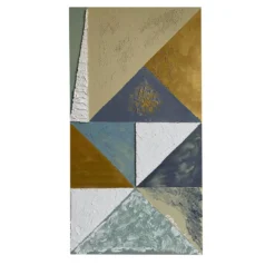 Pannello decorativo Triangolazioni Due di Mascia Meccani