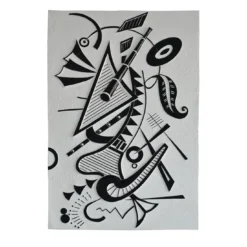 Pannello murale decorativo Capricci Musicanti 3 Selenite
