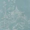 Pannello Parma Bamboo Azzurro e Bianco con motivo Chinoiserie