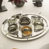 Parure Giotto in acciaio inossidabile per set da caviale