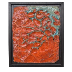 Penetrazioni 1 Pannello in ceramica di ispirazione vulcanica