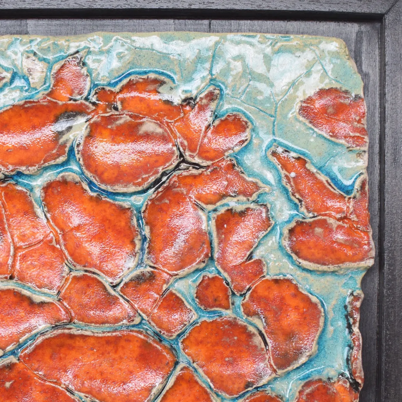 Penetrazioni 1 Pannello in ceramica di ispirazione vulcanica