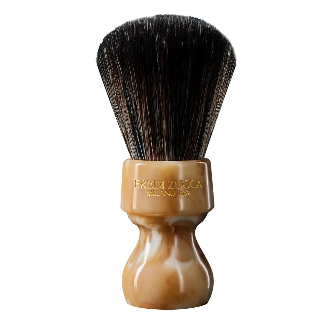 Pennello da barba sintetico in resina effetto marmo