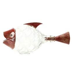 Pesce Palla Rosso Scultura