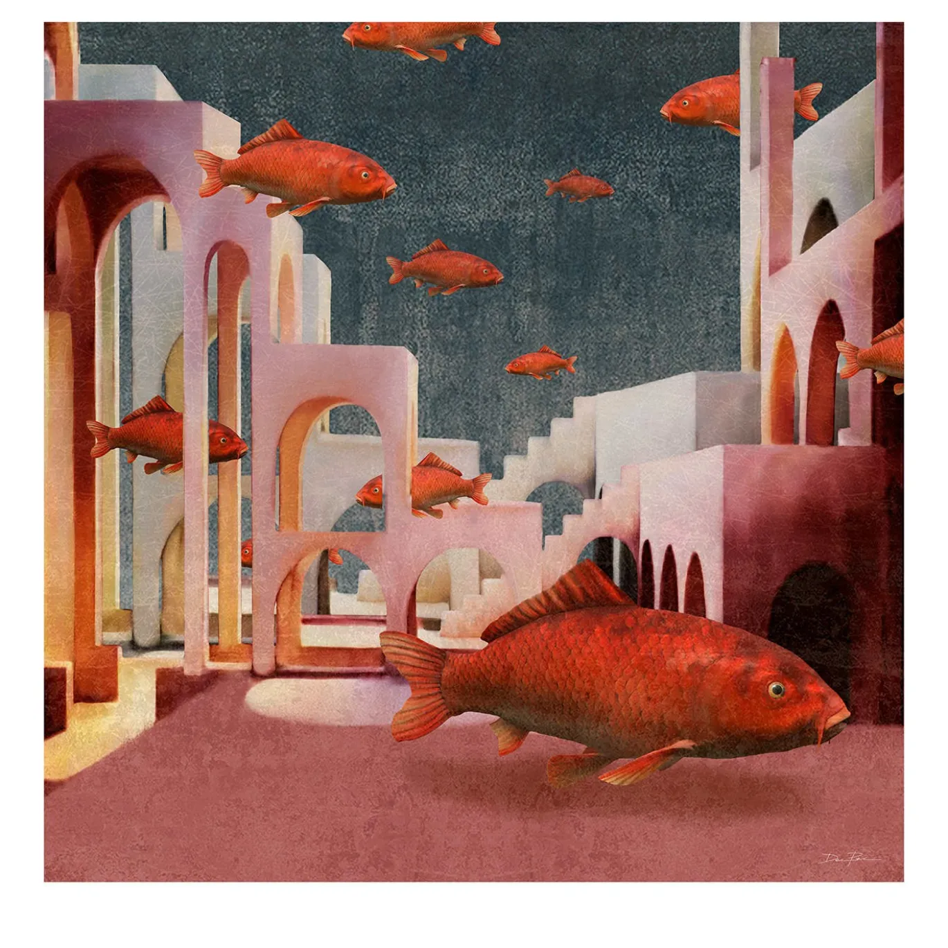Pesce rosso Pittura digitale