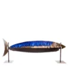 Pesce Sega Blu Scultura