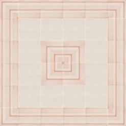 Piastrella Geometrie D’Ombra In Ceramica Rosa Cipria Motivo A Linee
