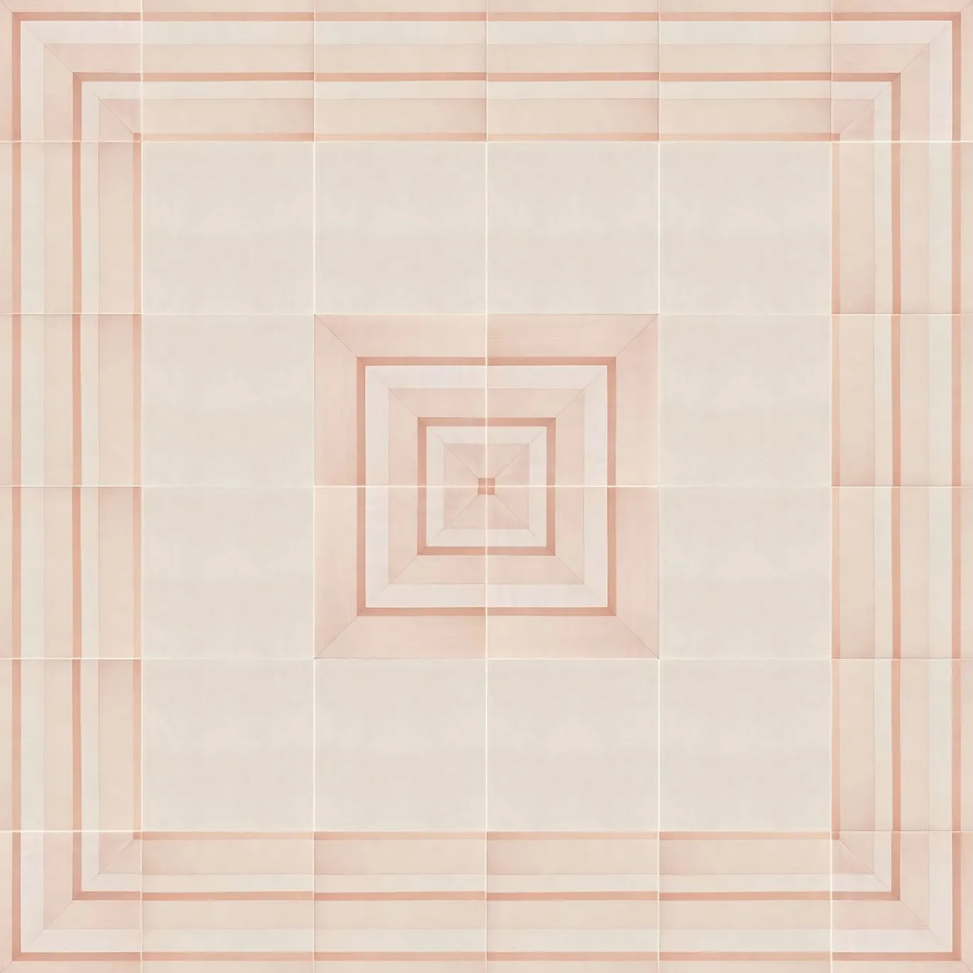 Piastrella Geometrie D’Ombra In Ceramica Rosa Cipria Motivo A Linee