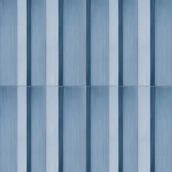 Piastrella Geometrie D’Ombra In Ceramica Blu Motivo A Linee