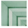 Piastrella Geometrie D’Ombra In Ceramica Verde Rame Motivo Quadrato