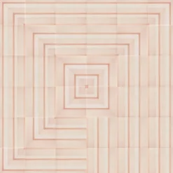 Piastrella Geometrie D’Ombra In Ceramica Rosa Cipria Motivo Quadrato