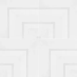Piastrella Geometrie D’Ombra In Ceramica Bianca Motivo Quadrato