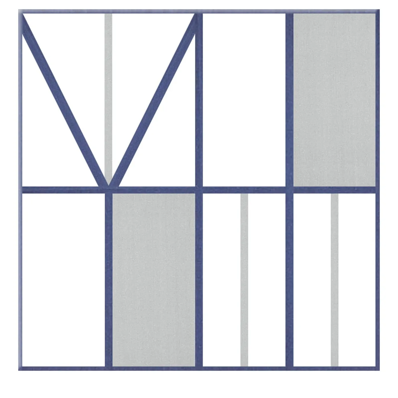 Piastrella La Facciata In Ceramica Grigio Chiaro E Viola Motivo Geometrico