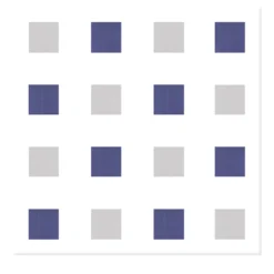 Piastrella La Navata In Ceramica Grigia E Viola Motivo Geometrico