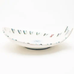 Piatto da Portata Controcorrente in Ceramica a Forma di Pesce #3