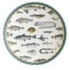 Piatto da portata in porcellana con pesci del Cabinet De Curiosités