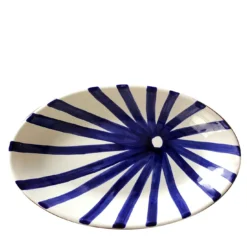 Piatto da portata ovale Blue Sun