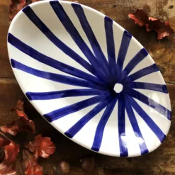 Piatto da portata ovale Blue Sun