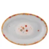Piatto da portata ovale grigio Murrine