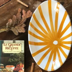Piatto da portata ovale Orange Sun