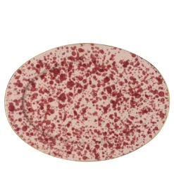 Piatto da portata ovale Red Pois