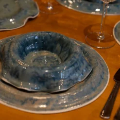 Piatto da tavola Blue Waves
