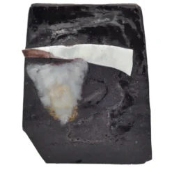 piatto decorativo nero pece