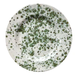 Piatto di frutta verde screziato alle erbe