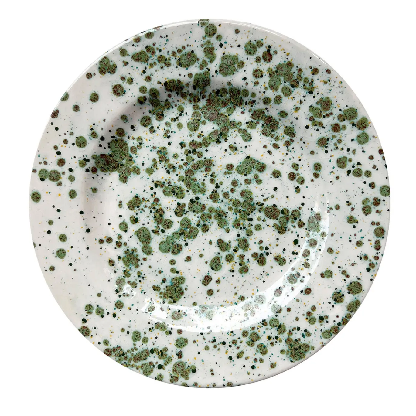 Piatto di frutta verde screziato alle erbe