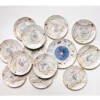 Piatto Piano Zodiaco Leone in Ceramica Bianca