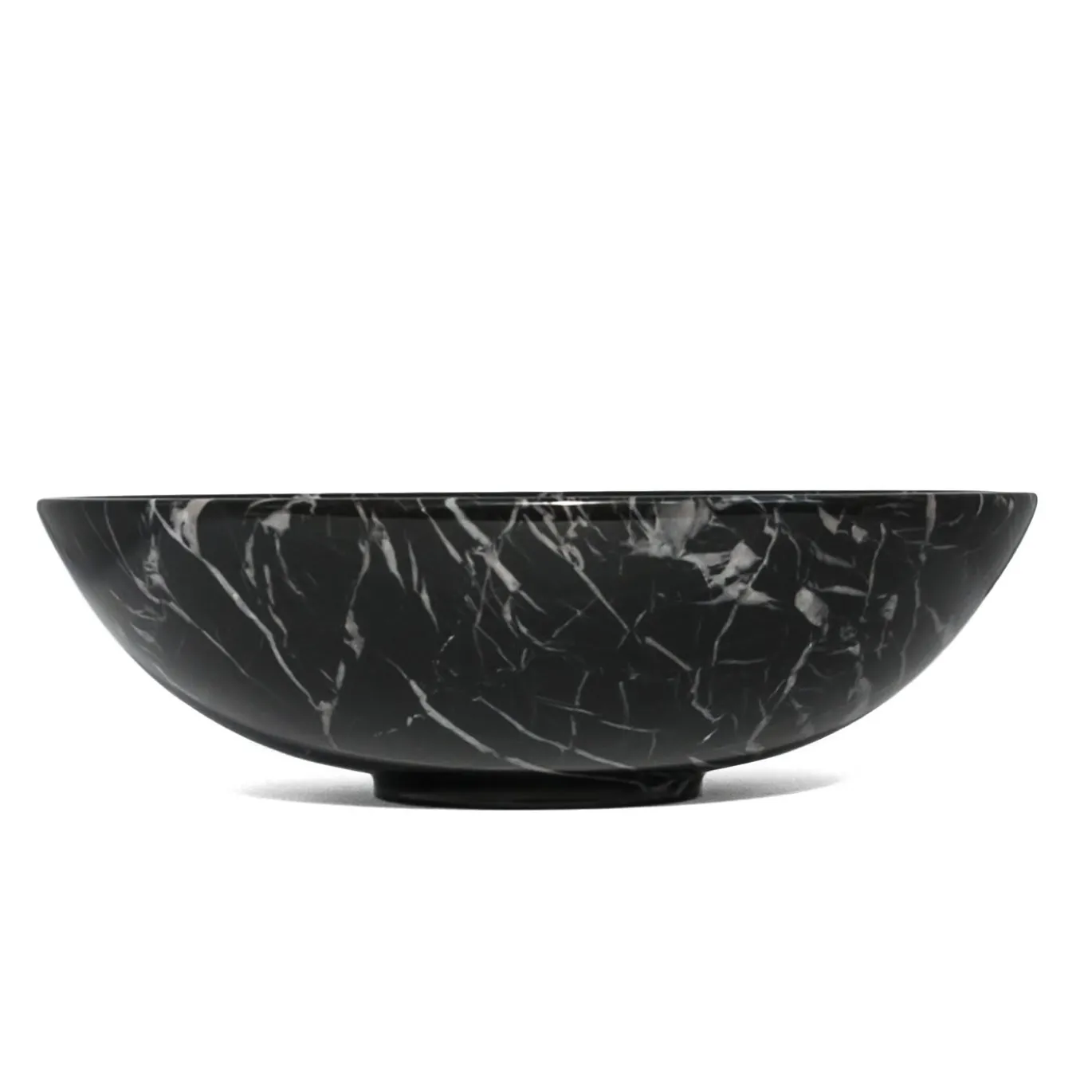 Piccola fruttiera in marmo nero
