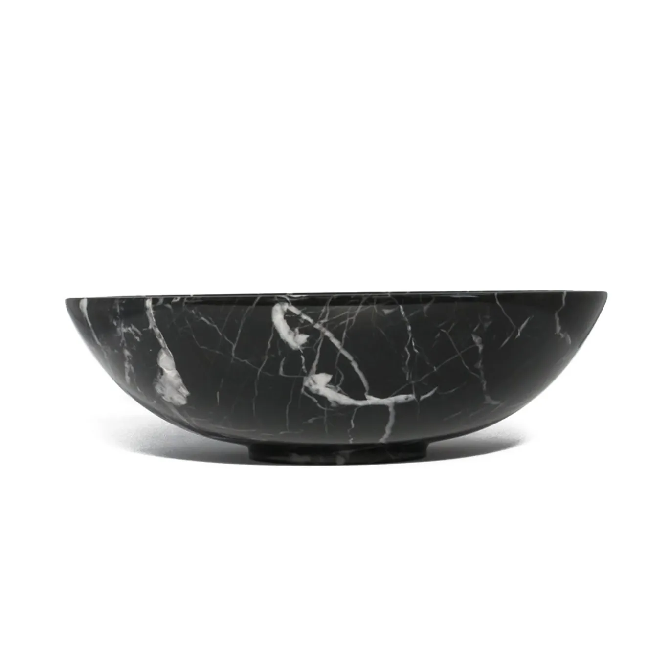 Piccola fruttiera in marmo nero