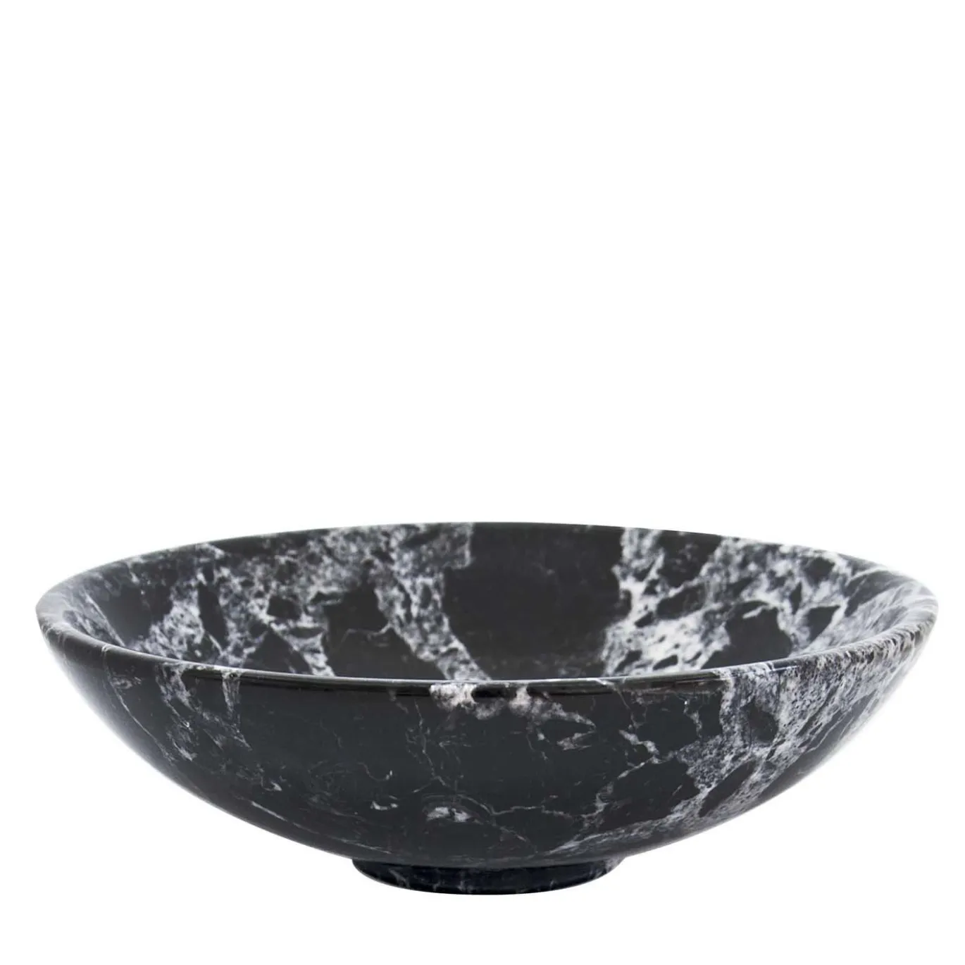 Piccola fruttiera in marmo nero