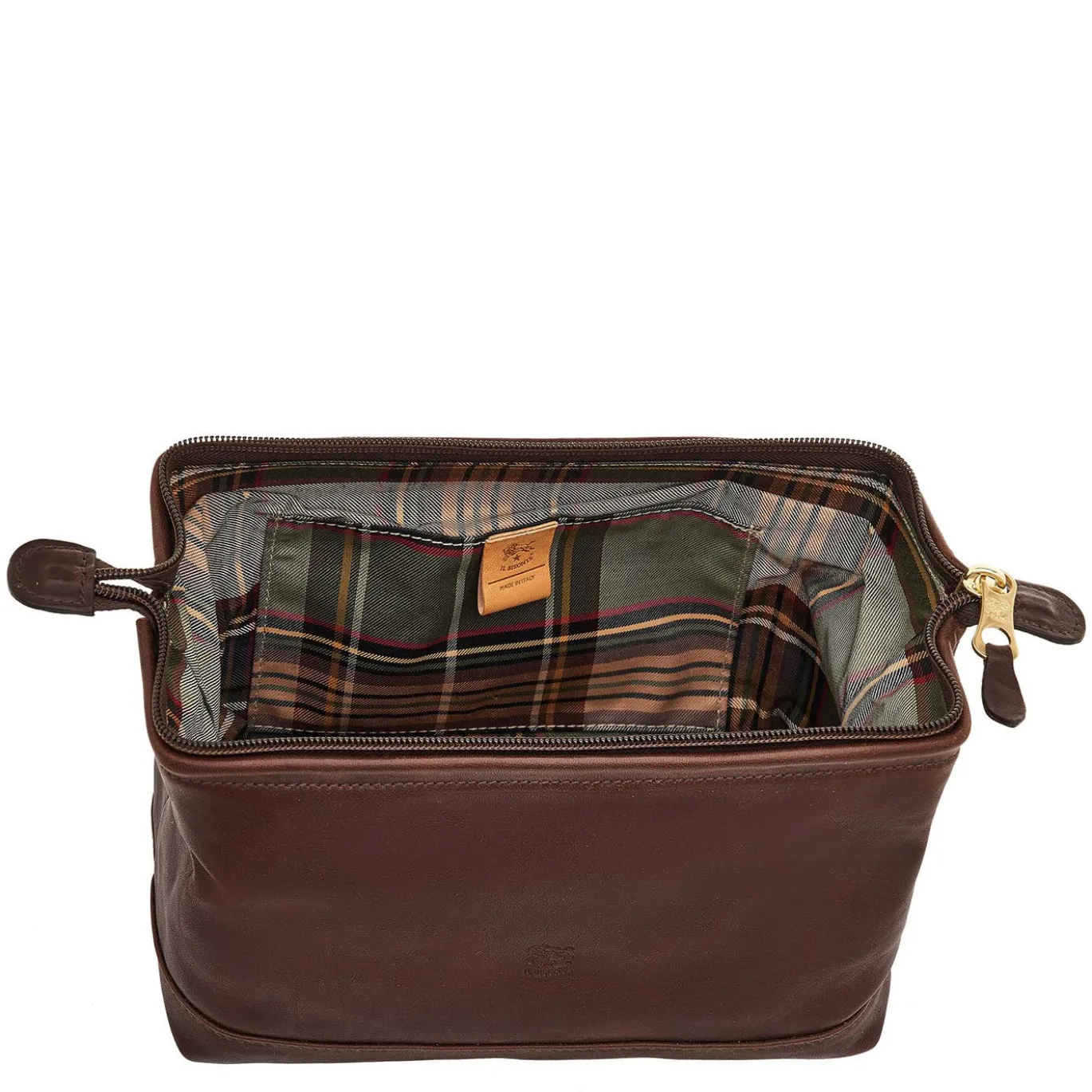 Pochette in pelle Caffè