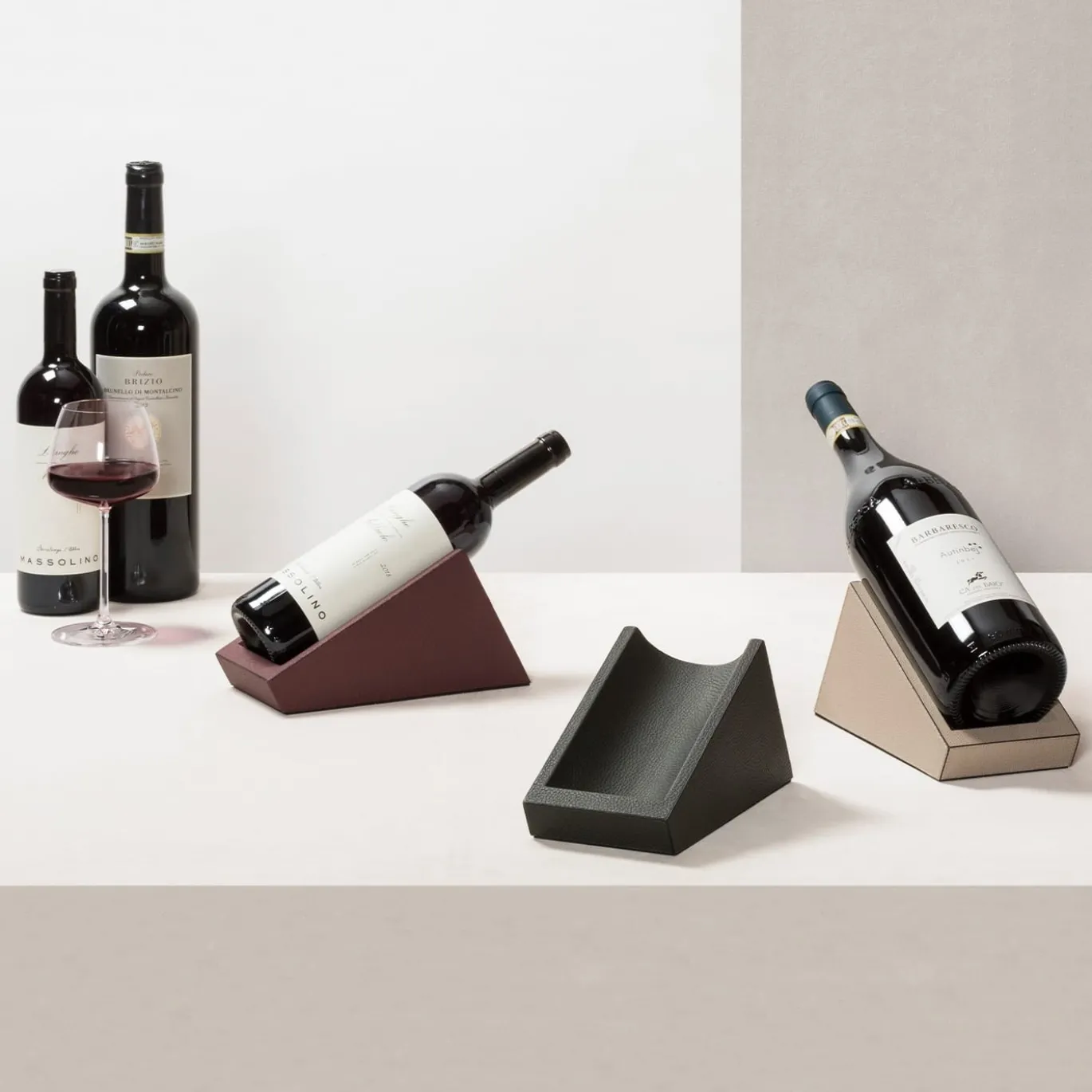 Portabottiglie da vino Supertuscan verde scuro