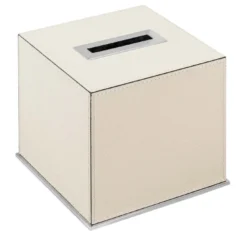 Portafazzoletti Firenze Quadrato in Pelle Beige