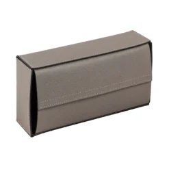 Portafazzoletti Ready Beige con Alette Inferiori in Pelle