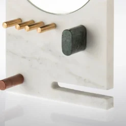 Portagioie Lunatico Bianco Carrara di Cecilia Alemagna