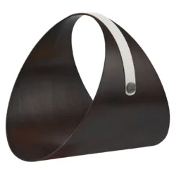 Porta legna e portariviste Ben Oyster in wenge