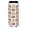 Portaombrelli Bino bianco con motivo Lisbona beige