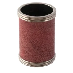 Portapenne Galucharme rosso corallo di Nino Basso