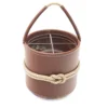 Portaposate cilindrico beige