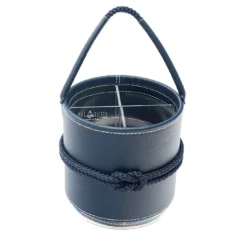 Portaposate cilindrico blu