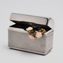 Portasigarette Galucharme Rosa Melange Shagreen di Nino Basso