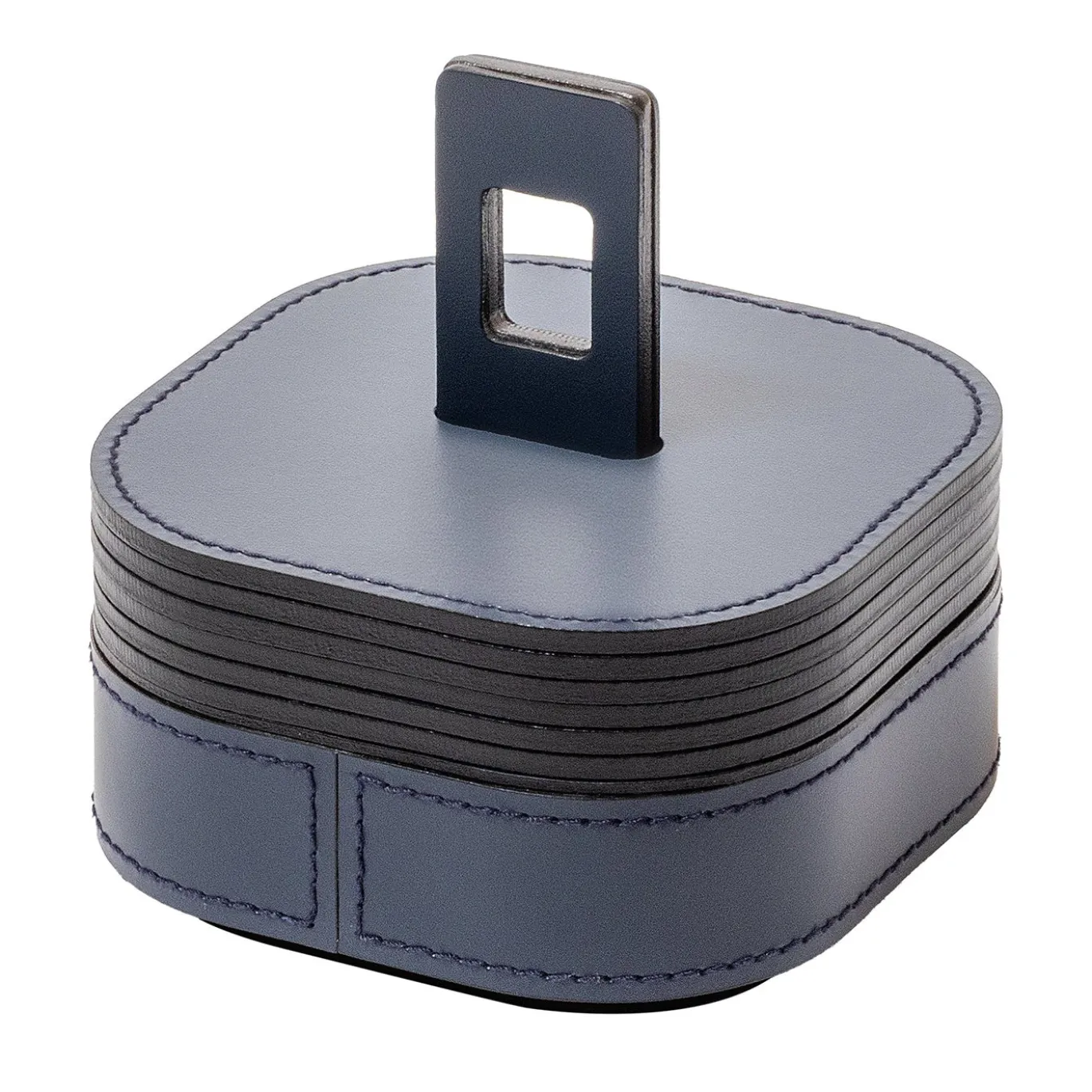 Porta sottobicchieri Nautilus blu da 6 pezzi di Simone Fanciullacci