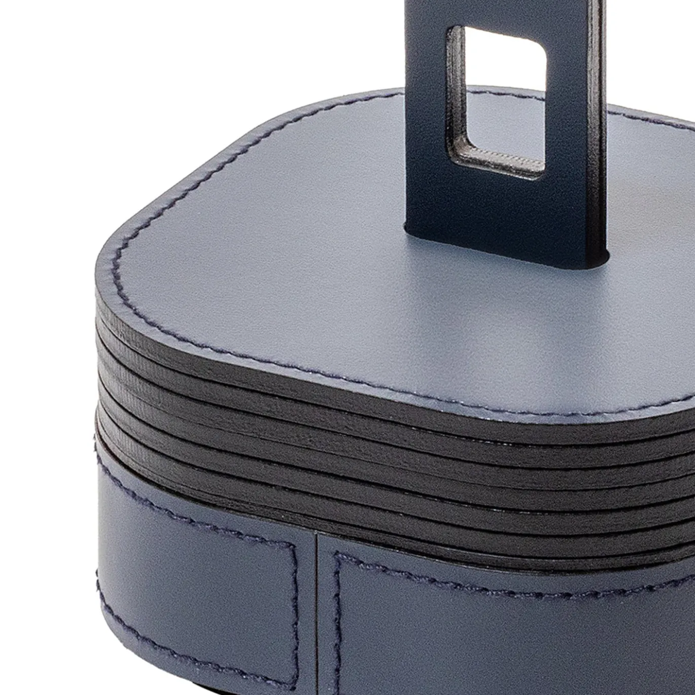 Porta sottobicchieri Nautilus blu da 6 pezzi di Simone Fanciullacci