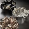 Posacenere Aura in cristallo e oro