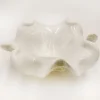 Posacenere Aureum Bianco Latte e Oro